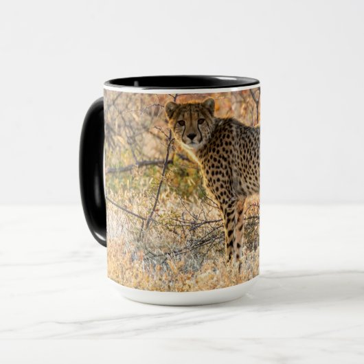 Mug Guépard regardant autour (Devant gauche)