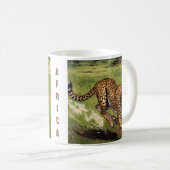 Mug Guépard Retro Africa Scénique (Devant droit)