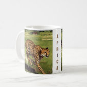 Mug Guépard Retro Africa Scénique (Devant gauche)