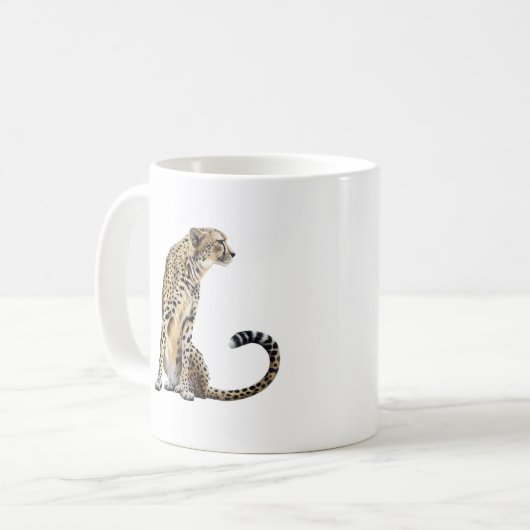 Mug Guépard se reposant (Devant gauche)