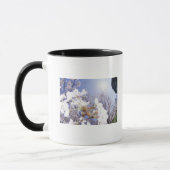 Mug Guêpe sur des fleurs de cerisier, fin (Gauche)