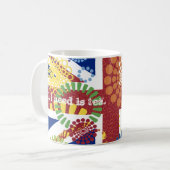 Mug Guerful England British Need Tea Flag Union Jack (Devant gauche)