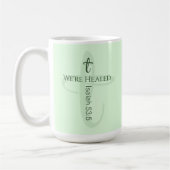 Mug Guéri par la Bible de Jésus contre la foi chrétien (Gauche)