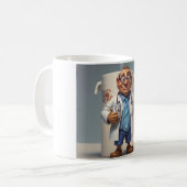 Mug Guérir avec la boue d'Humour : Une dose de rire (Devant gauche)