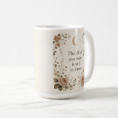 Mug Guérison de l'enfant intérieur Citation Florale Vi (Devant droit)