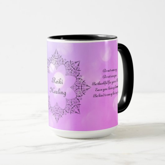 Mug Guérison de Reiki (Devant droit)