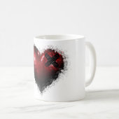 Mug Guérison du café coeur (Devant droit)