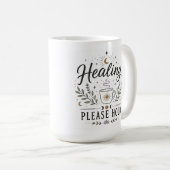 Mug Guérison… Merci de patienter (Devant droit)