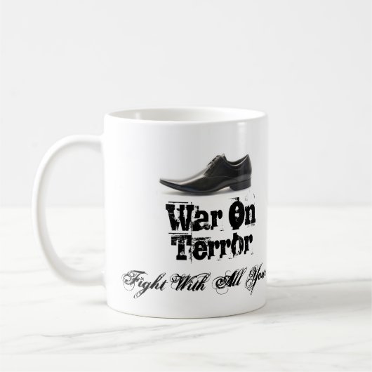 Mug Guerre contre le terrorisme, combat avec toute (Gauche)
