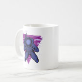 Mug Guerre d'astronaute dans l'espace (Devant gauche)