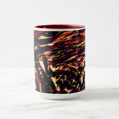 Mug Guerre des rubans d'or contre le rouge, dans fond (Centre)