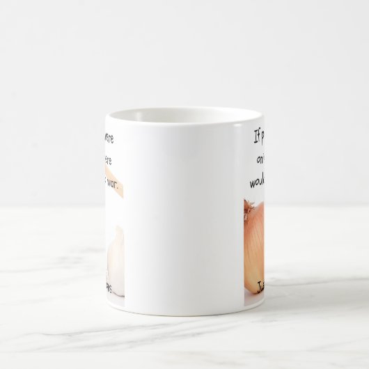 Mug Guerre drôle d'oignon (Centre)