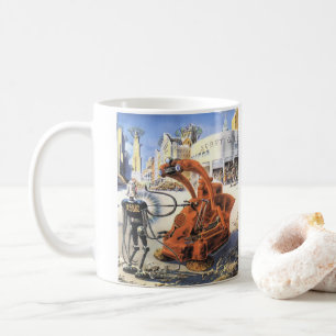 Mug Guerres extraterrestres de la ville futuriste de l