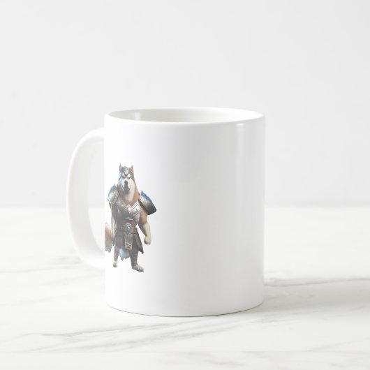 Mug Guerrier Alaskan Malamute Chien, Militaire Alaskan (Devant gauche)
