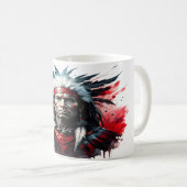 Mug Guerrier amérindien (Devant droit)