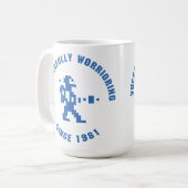 Mug Guerrier - bleu (Devant gauche)