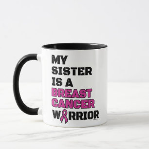 Mug Guerrier/Bloc/Soeur...Cancer du sein
