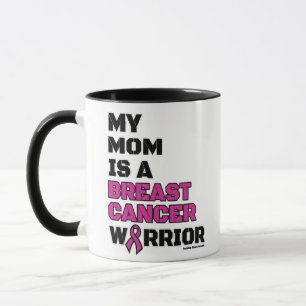 Mug Guerrier/Bloque/Maman...Cancer du sein