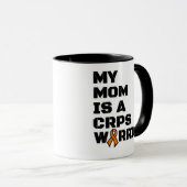 Mug Guerrier/Bloquer/Maman...CRPS (Devant droit)