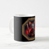 Mug Guerrier Chat Sphinx Fantastique Dans Cadre (Devant gauche)
