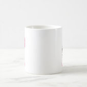 Mug Guerrier Conscience du cancer du sein rose Messy B (Centre)