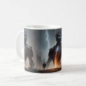 Mug Guerrier Cyborg Foudre (Devant gauche)