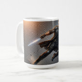 Mug Guerrier d'action Épique (Devant gauche)