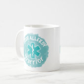 Mug Guerrier d'allergie alimentaire (Devant gauche)