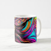 Mug Guerrier d'amour Neon #4 (Devant droit)
