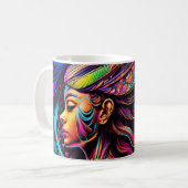 Mug Guerrier d'amour Neon #4 (Devant gauche)