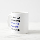 Mug guerrier de l'arthrite, formidable (Devant gauche)