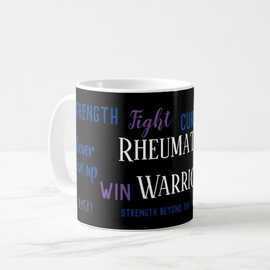 Mug Guerrier de l'arthrite rhumatoïde (Devant gauche)