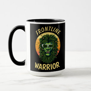 Mug Guerrier de première ligne jaune