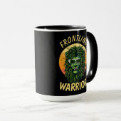 Mug Guerrier de première ligne jaune (Devant droit)