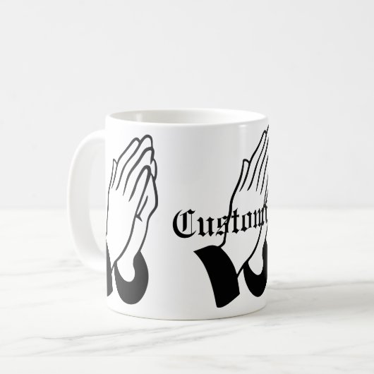 Mug Guerrier de prière prier Thunder_Cove (Devant gauche)