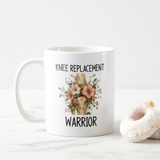 Mug Guerrier de remplacement du genou (Avec donut)