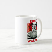 Mug guerrier de rugby (Devant droit)