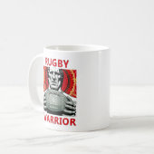 Mug guerrier de rugby (Devant gauche)
