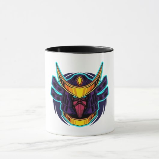 Mug Guerrier de Samurai brillant (Centre)