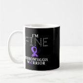 Mug Guerrier de sensibilisation à la fibromyalgie Sout (Gauche)