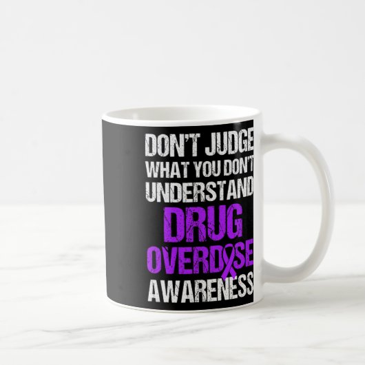 Mug Guerrier de sensibilisation à la surdose 4 (Droite)