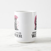 Mug Guerrier du cancer du sein (Centre)