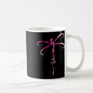 Mug Guerrier du cancer Ruban rose de sensibilisation a