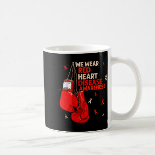 Mug Guerrier du cœur Nous portons le rouge Sensibilisa