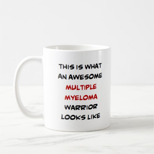 Mug guerrier du myélome multiple, génial (Gauche)