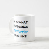 Mug guerrier du pcos, génial (Devant gauche)