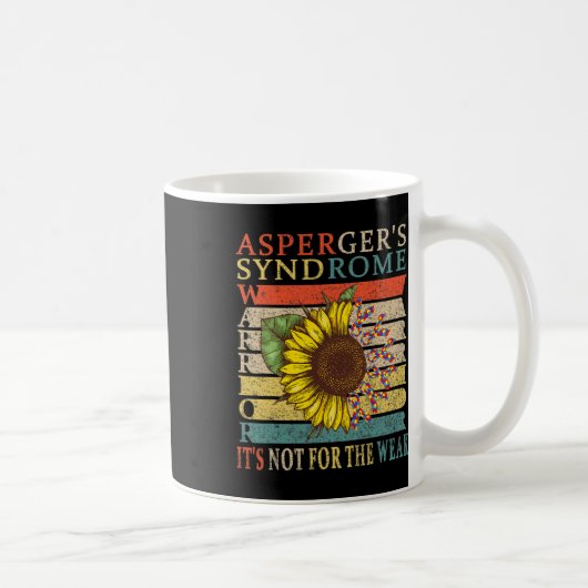 Mug Guerrier du syndrome d'Asperger (Droite)