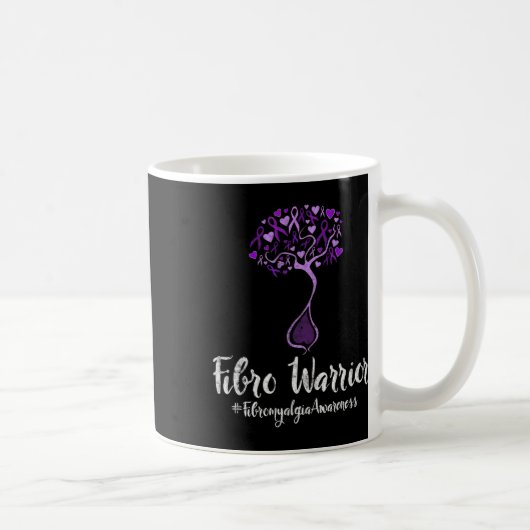 Mug Guerrier - Fibromyalgie Soutien Et Sensibilisation (Droite)