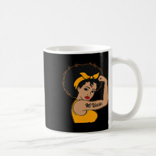 Mug Guerrier Incassable Sclérose en plaques Afro Noir