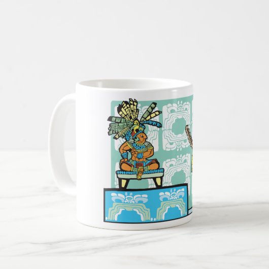 Mug Guerrier Maya et roi (Devant gauche)